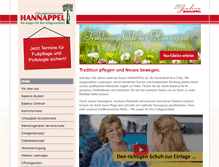 Tablet Screenshot of hannappel-essen.de